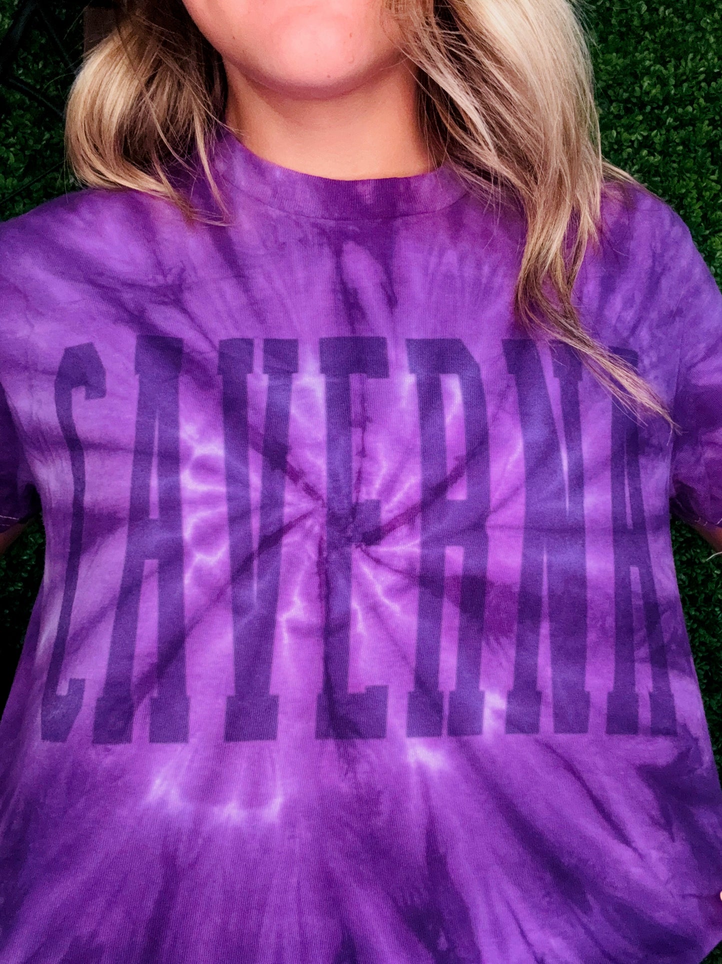 Caverna Tie-Dye Tee - Purple