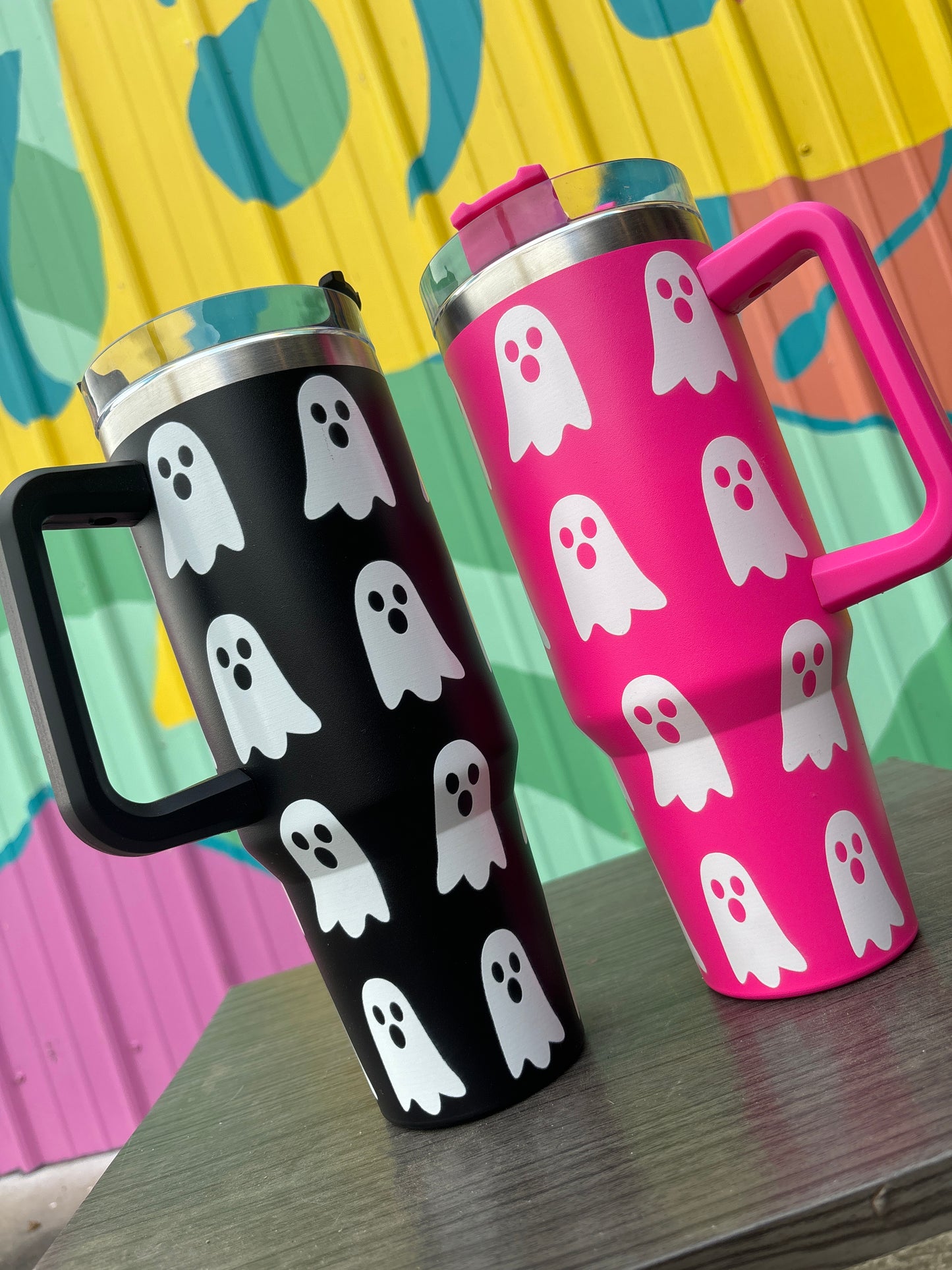 Ghost Tumbler with Handle