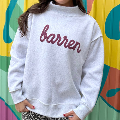 Barren Grey Mock Neck