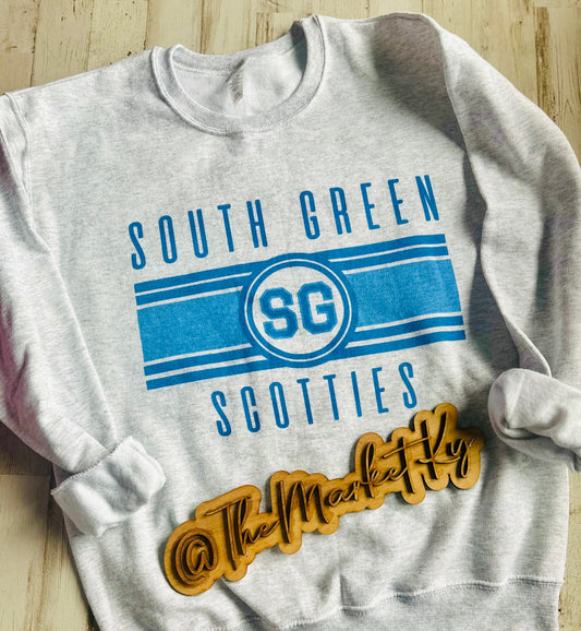 South Green Scotties Vintage Sweatshirt (Youth & Adult)