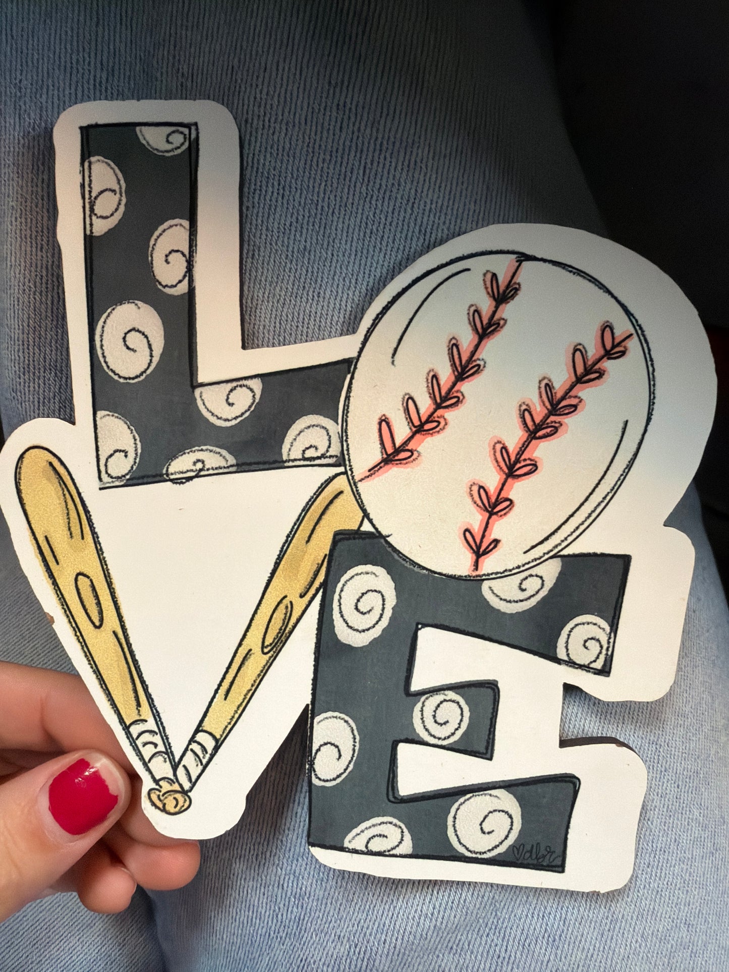 Baseball Love Mini Attachment