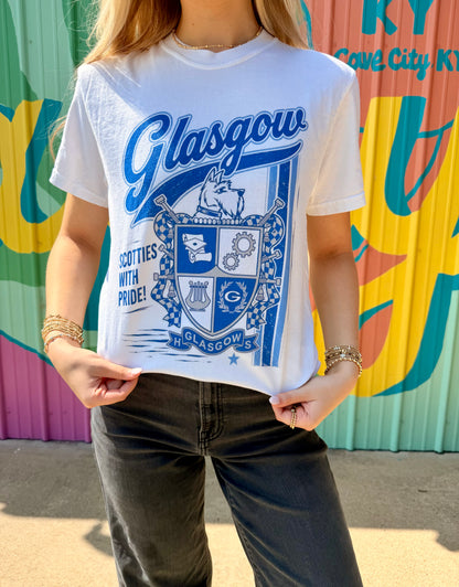 Glasgow Official Crest Comfort Colors Tee