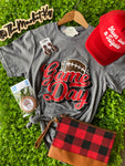 Game Day Football Tee-Red