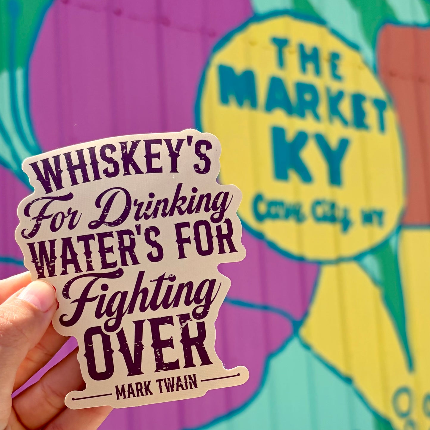 Whiskey’s For Drinking Sticker