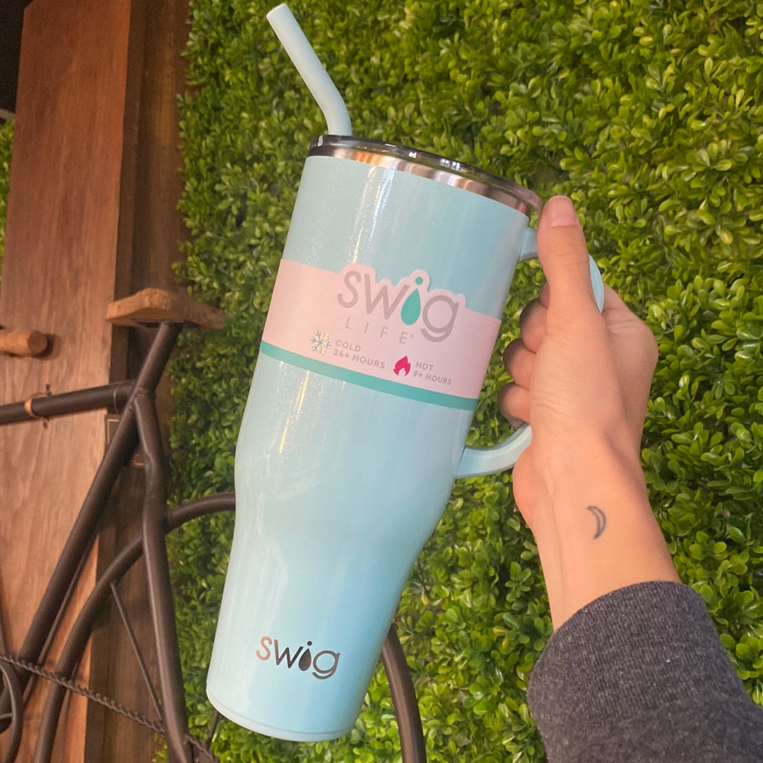 40oz Swig Mega Mug Aquamarine