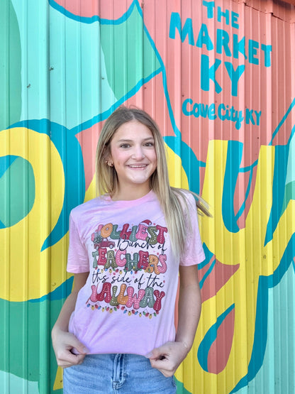 Jolliest Teacher Tee