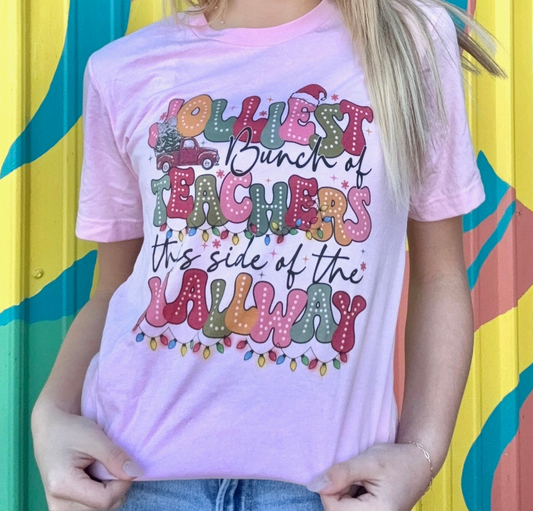 Jolliest Teacher Tee