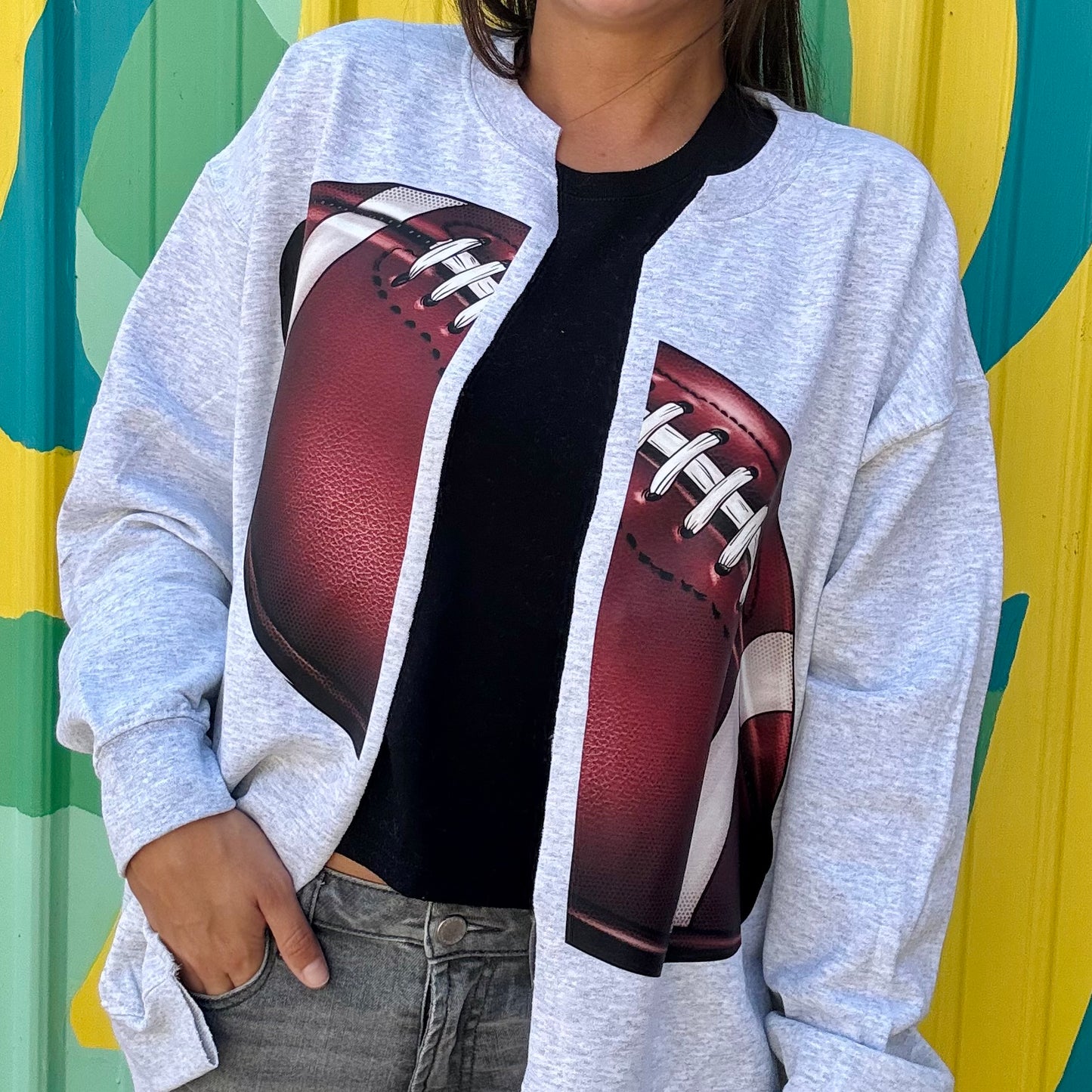 Football Cozy Cardi