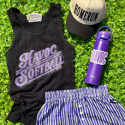 Retro Havoc Softball Tank