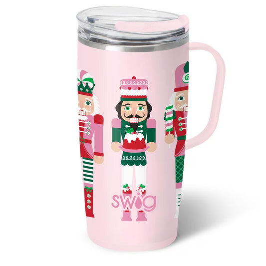 Sugar Plum Soldiers Swig Travel Mug 22oz