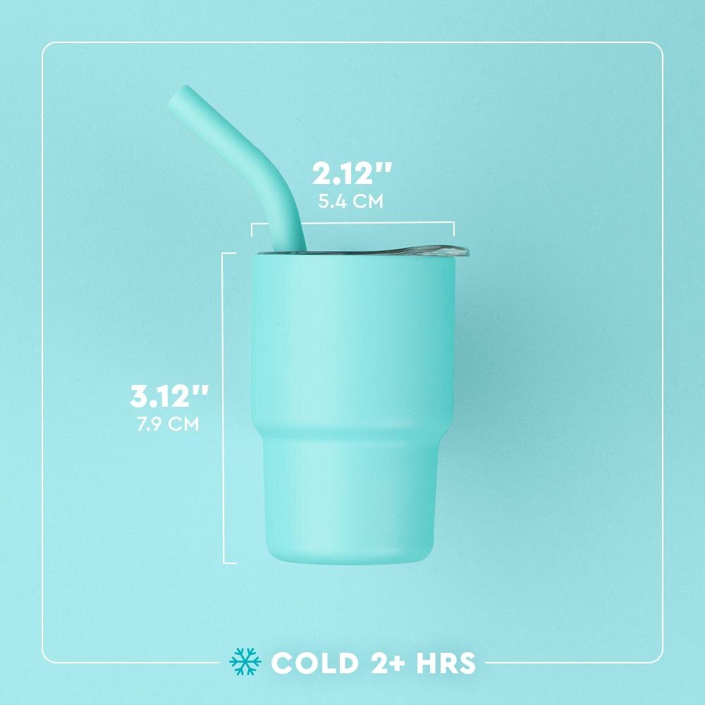 Saddle Stitch Cognac Swig Tiny Tumbler 2oz
