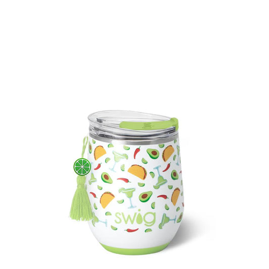 Taco Night Swig Stemless Wine Cup 12oz