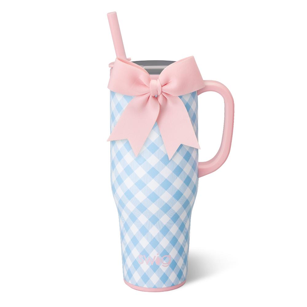 Gingham Swig Mega Mug 40oz