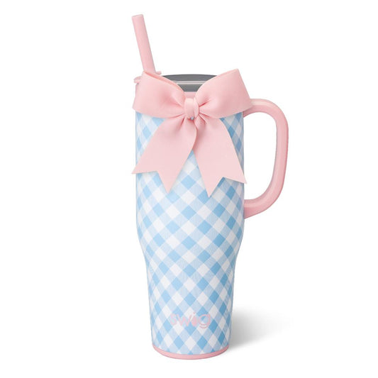 Gingham Swig Mega Mug 40oz