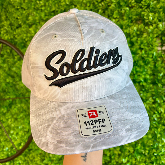 Soldiers Embroidered Trucker Hat- Ghost Camo