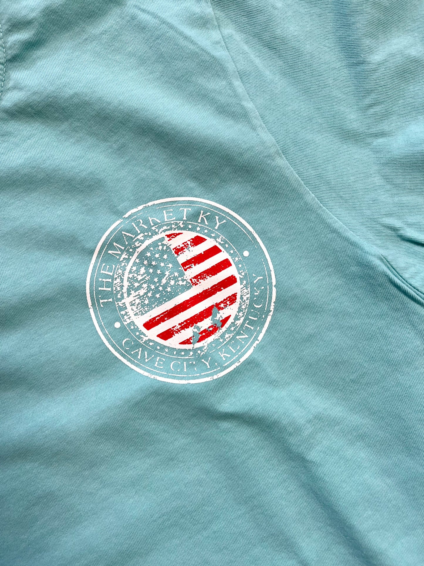Flag TMK Comfort Colors Tee - Teal
