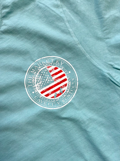 Flag TMK Comfort Colors Tee - Teal