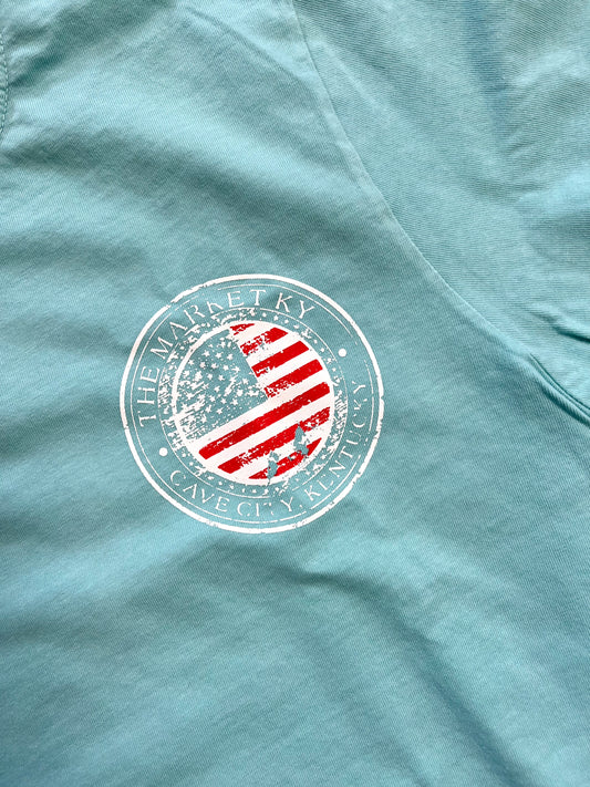Flag TMK Comfort Colors Tee - Teal