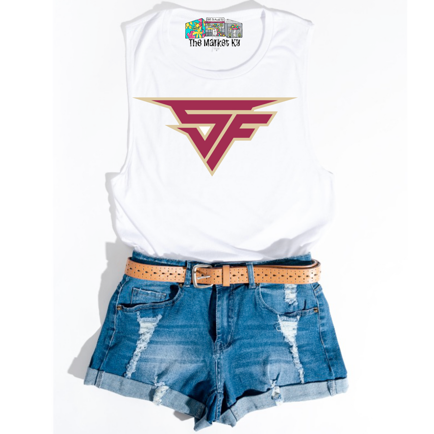 Strike Force Logo Tank - White