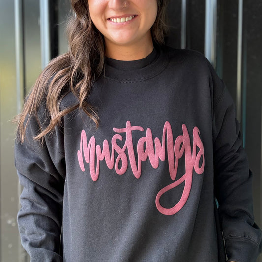 Mustangs Puff Ink Sweatshirt