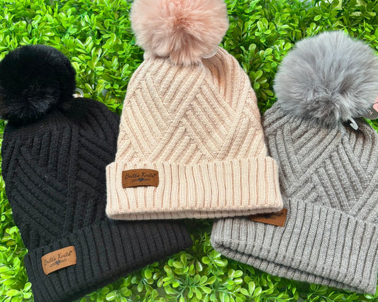 Kid’s Super Poof Pom Hat (Options)