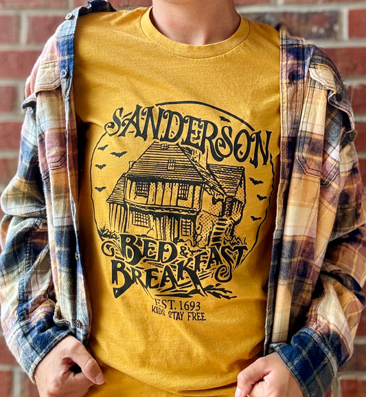 Bed & Breakfast Tee- Mustard