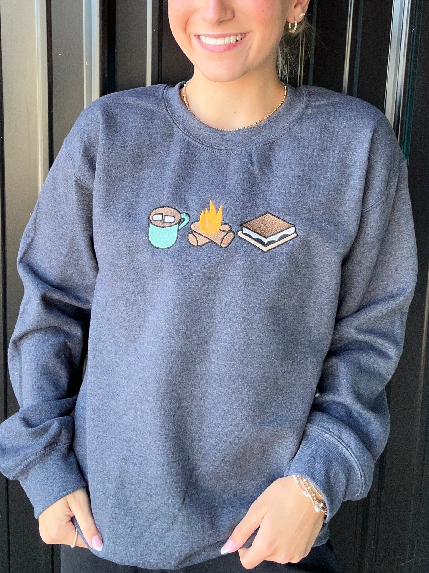 Campfire Embroidered Sweatshirt Adult & Youth