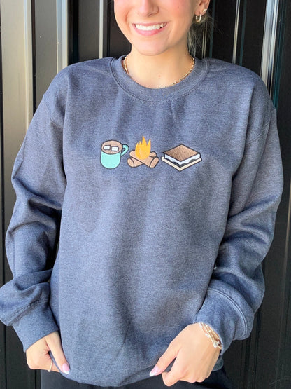 Campfire Embroidered Sweatshirt Adult & Youth