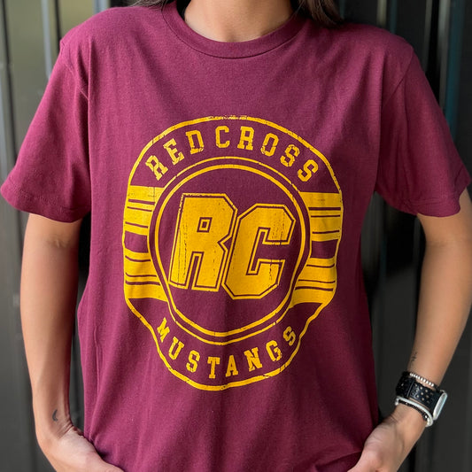 RC Mustangs Crest Tee Youth & Adult