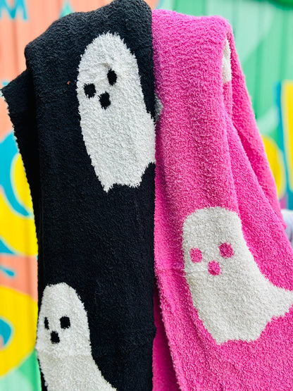 Ghost Throw Blanket (Options)