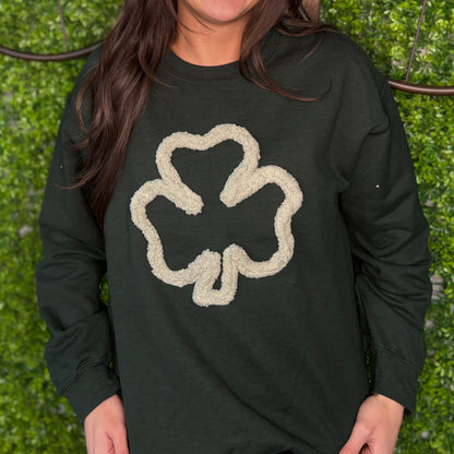 Shamrock Yarn Embroidered Sweatshirt Youth & Adult