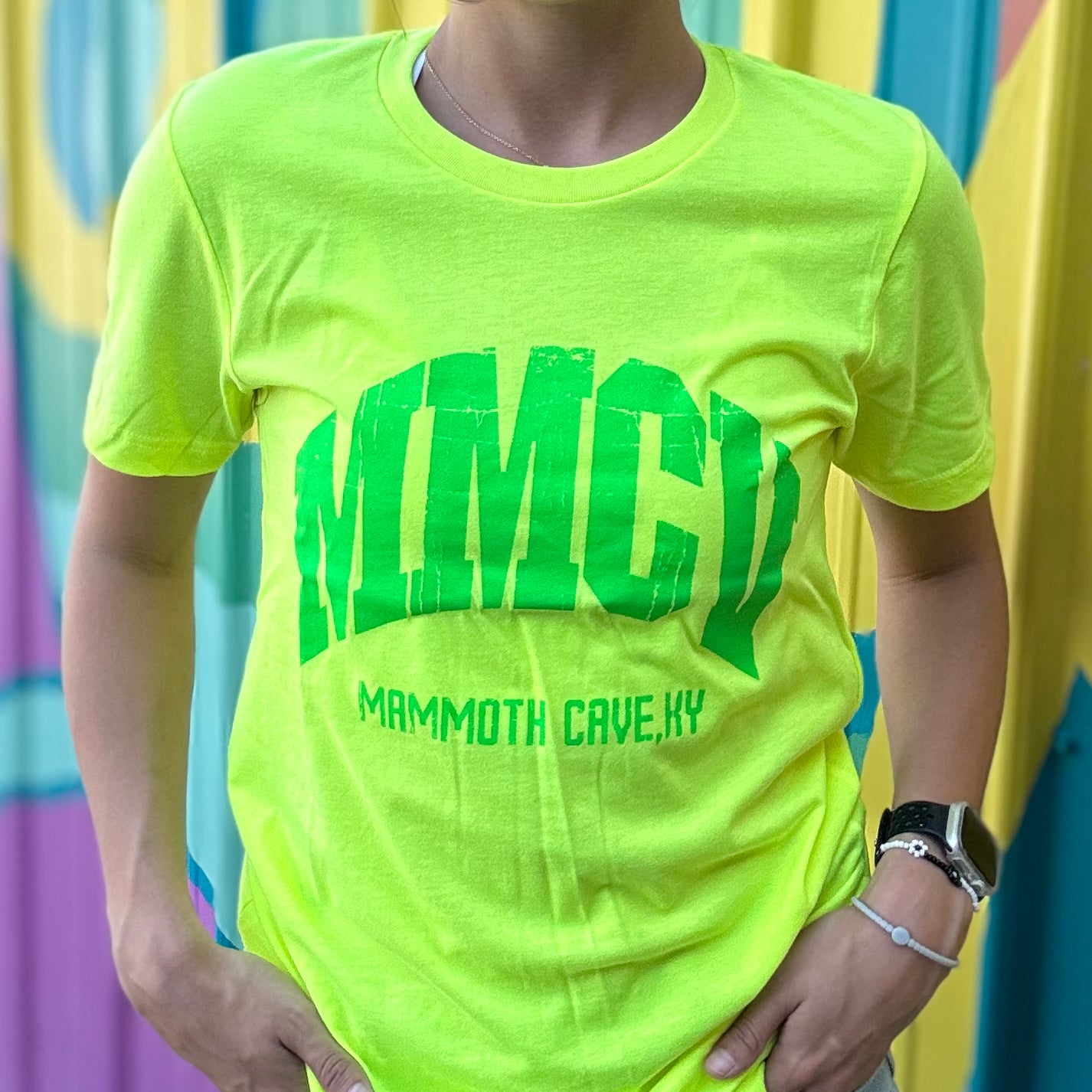 Mammoth Cave Abbreviation Neon Tee