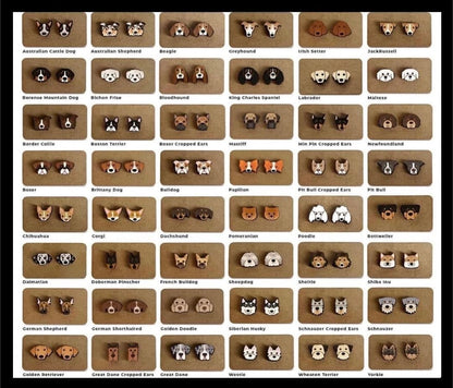 Custom Dog Breed Earrings