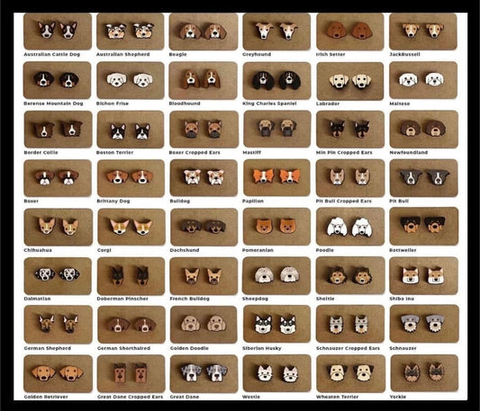 Custom Dog Breed Earrings