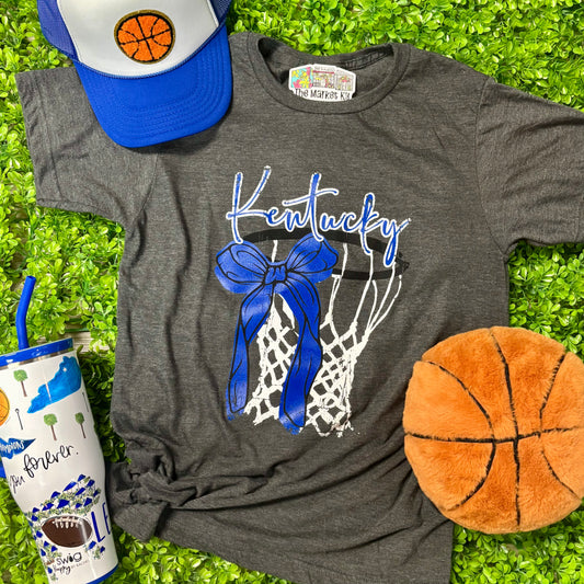 Kentucky Basketball Bow Tee (Youth & Adult)