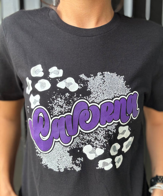 Caverna Glitter Cheetah Tee