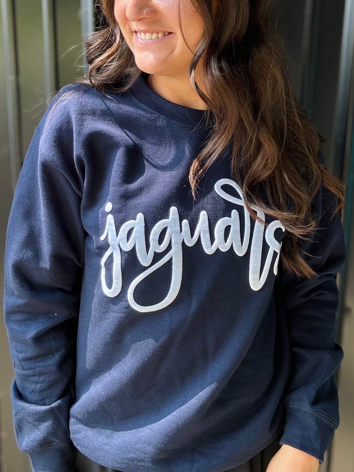 Jaguars Glitter Puff Ink Sweatshirt Youth & Adult