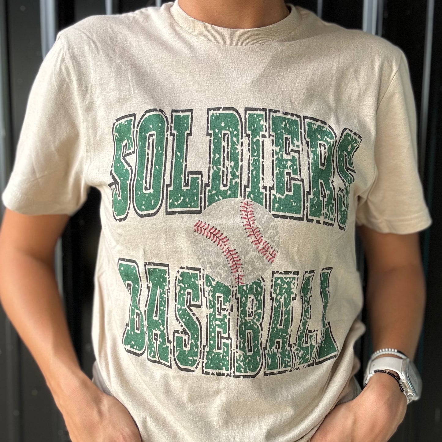 SOKY Soldiers Baseball Distressed Tee