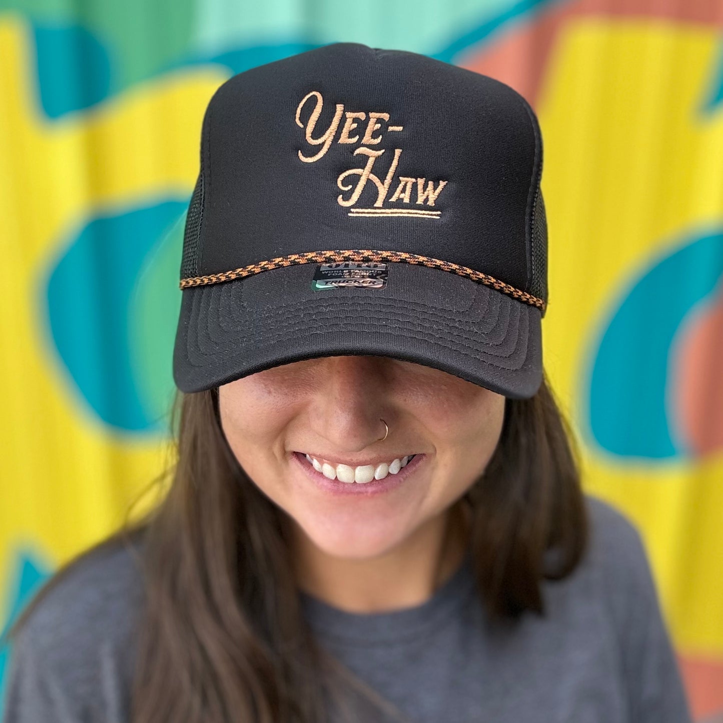 Yee-Haw Embroidered Trucker Hat