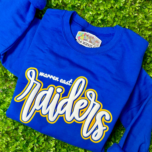 Warren East Raiders Puff Ink Sweatshirt