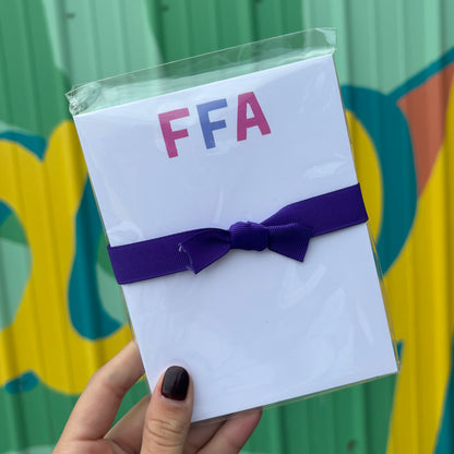 FFA Mini Notepads (Options)