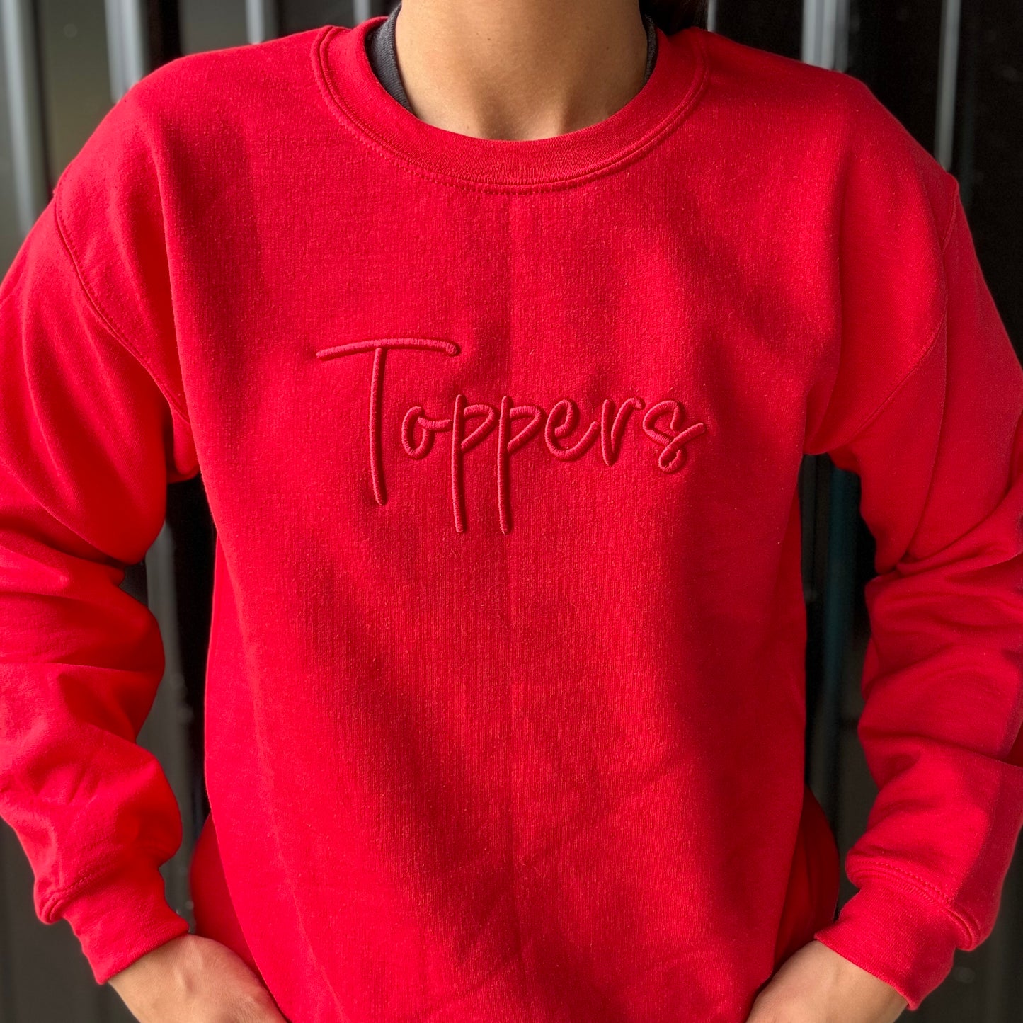 Toppers Puff Embroidered Sweatshirt