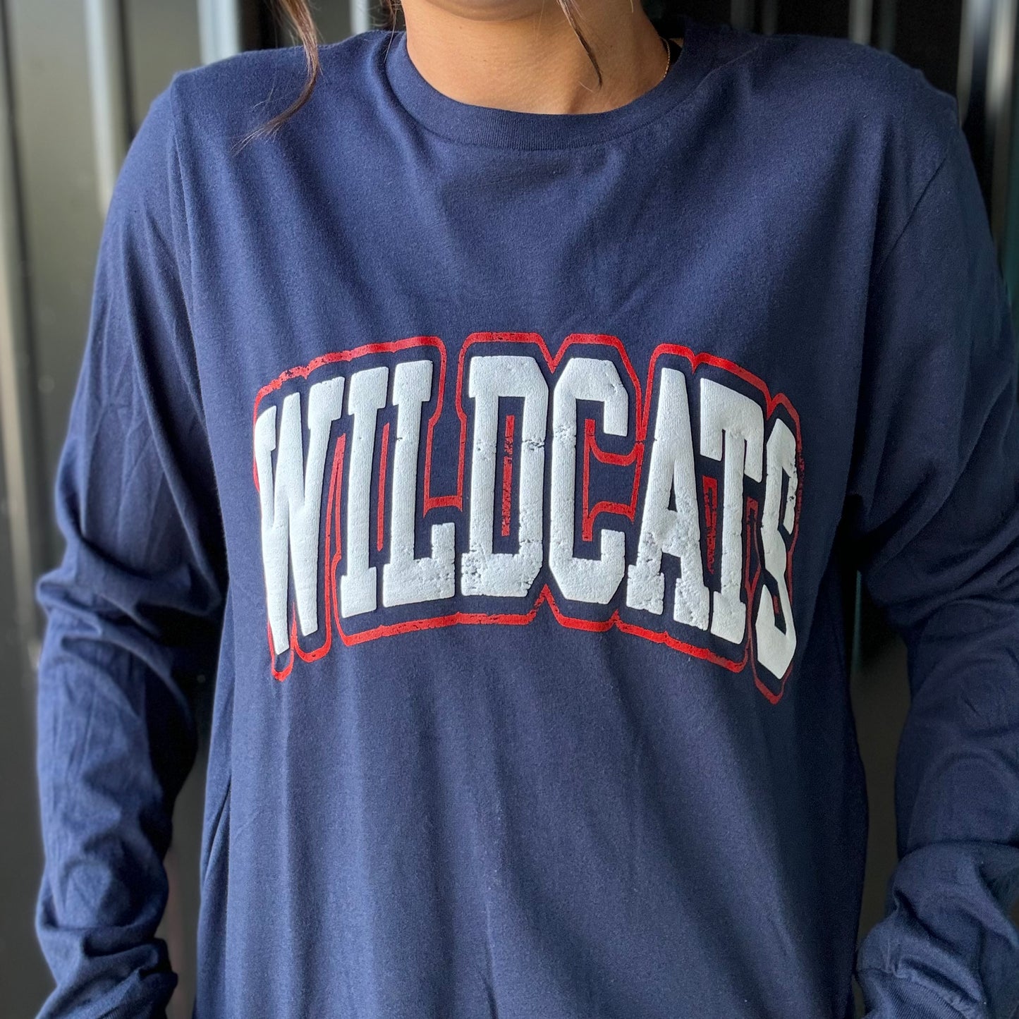 Wildcats Puff Ink Long Sleeve Tee