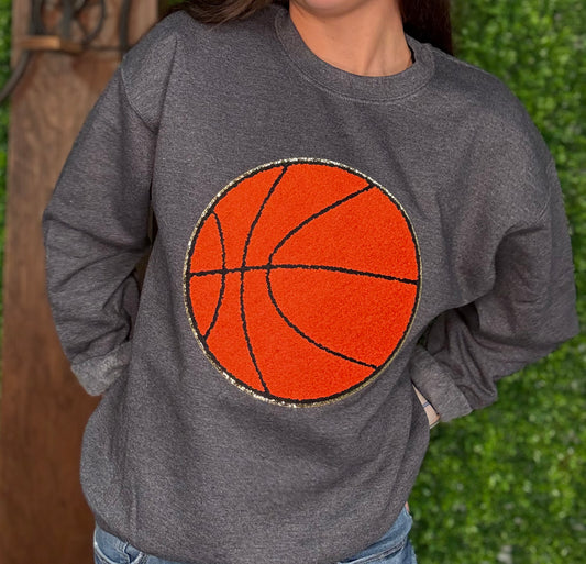 Basketball Chenille Sweatshirt