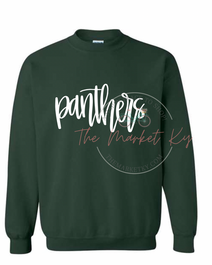 Panthers Glitter Puff Ink Sweatshirt