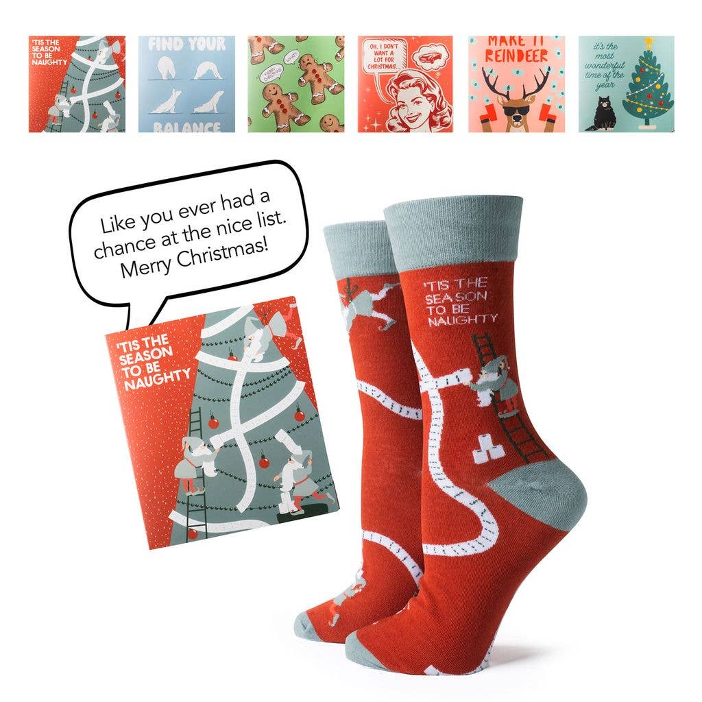 Holiday Gift Card and Sock Set (Options)