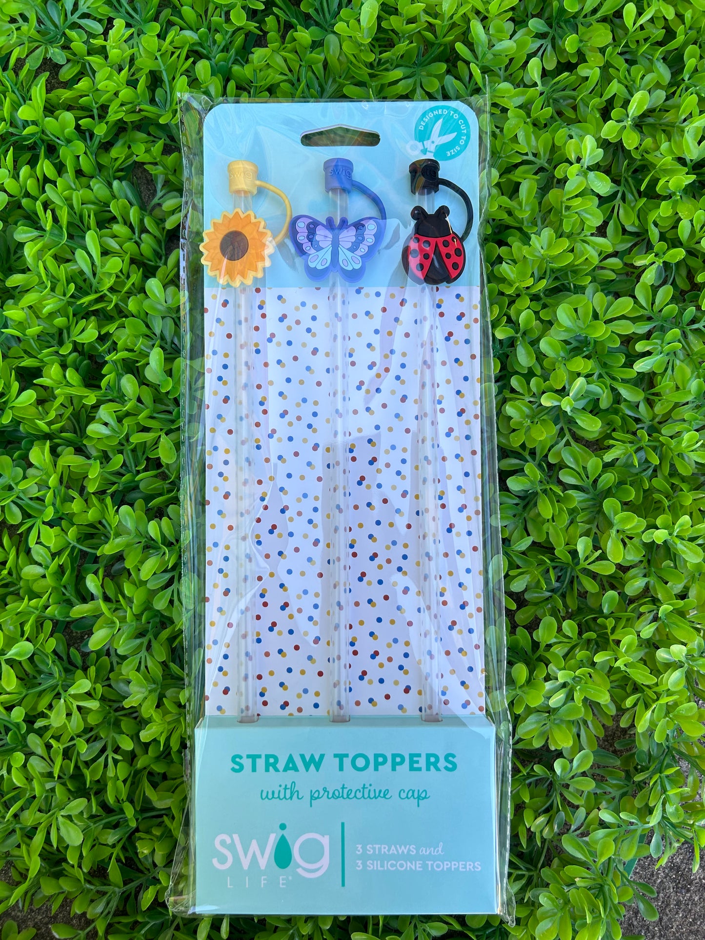 Picnic Straws & Toppers Set