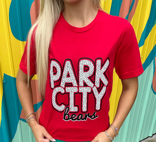 Park City Bears Dots Tee Youth & Adult