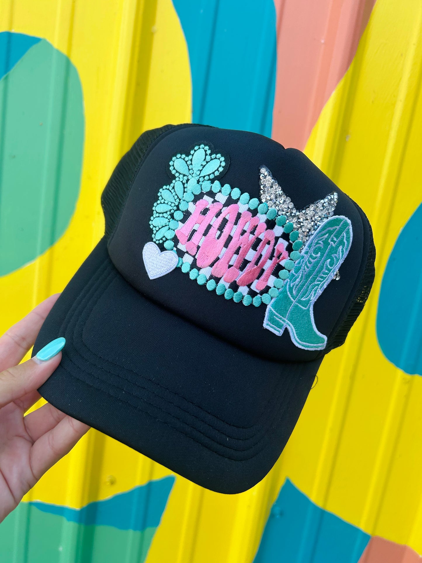 Custom Trucker Hat- Howdy