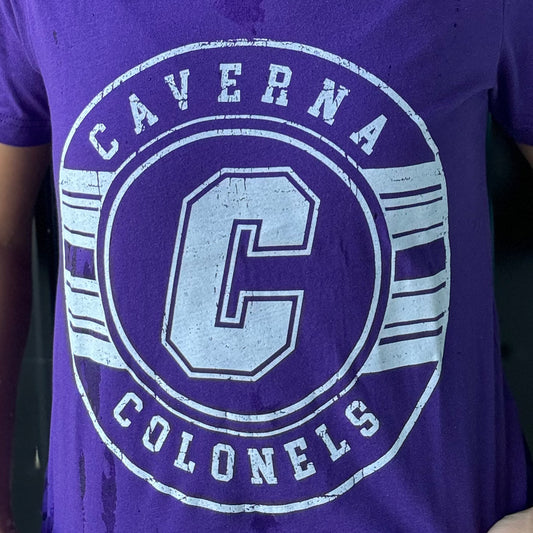 Caverna Colonels Crest Tee Youth & Adult